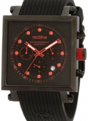 red line Men's RL-50036-BB-01-RA Compressor 2 Chronograph Black Dial Black Silicone Watch