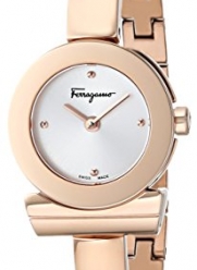 Salvatore Ferragamo Women's FQ5050014 Gancino Rose Gold-Tone Bracelet Watch