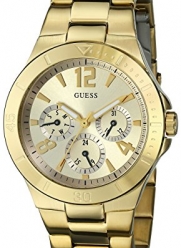 GUESS Women's U12631L1 Active Shine Gold-Tone Watch