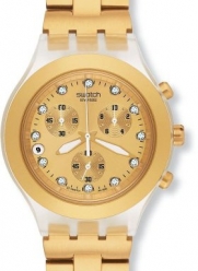 Swatch Men's SVCK4032G Stainless Steel Analog Watch with Gold-Tone Dial