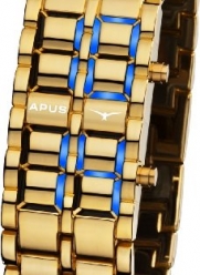 APUS Zeta Gold Blue AS-ZT-GB LED Watch for Men Design Highlight