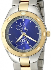 Disney Men's W001901 Mickey Mouse Analog Display Analog Quartz Two Tone Watch