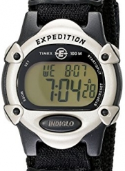 Timex Unisex T47852 Expedition Digital Black Fast Wrap Velcro Strap Watch
