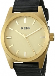 Neff Unisex NF0223GDBK Nightly Analog Display Japanese Quartz Black Watch