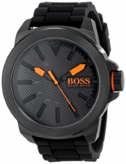 BOSS Orange Men's 1513004 New York Black Stainless Steel Watch