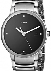 Rado Men's R30927713 Centrix Jubile Black Dial Watch