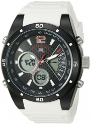 U.S. Polo Assn. Sport Men's US9539 Analog-Digital Display Analog Quartz White Watch