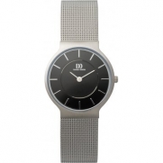 Danish Design IQ63Q732 Stainless Steel Black Dial Ultra Slim Men's Watch