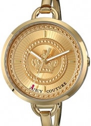 Juicy Couture Women's 1901173 Lolita Analog Display Quartz Gold Watch