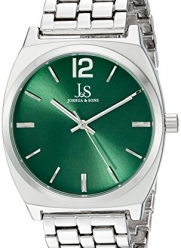 Joshua & Sons Women's JX102GN Round Green Dial Three Hand Quartz Bracelet Watch