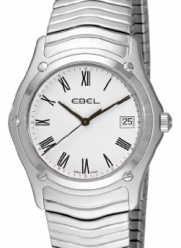Ebel Men's 9255F41/0125 Classic White Roman Numeral Dial Watch