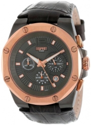 ESPRIT Men's ES102881008 Clear Octo Gun Rosegold Analog Chronograph Watch