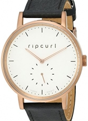 Rip Curl Women's 'Circa Bronze' Quartz Stainless Steel and Leather Sport Watch, Color:Black (Model: A2887G-BRO)