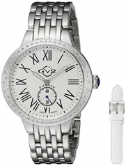 GV2 by Gevril Women's 9100 Astor Diamond-Studded Stainless Steel Watch