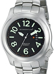 Momentum Men's 1M-SP74B0 Steelix Analog Display Japanese Quartz Silver Watch