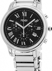 Fendi Men's F252011000 Classico Analog Display Swiss Quartz Silver Watch