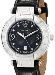 Versace Women's 68Q99D009 S009 Reve Black Dial Watch
