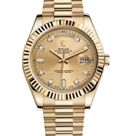 Rolex Day-Date II 2 President Yellow Gold Watch 218238