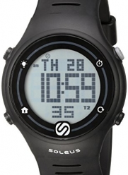 Soleus Unisex SR022-001 Sprint Digital Display Quartz Black Watch