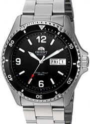 Orient Men's 'Mako II' Japanese Automatic Stainless Steel Diving Watch, Color:Silver-Toned (Model: FAA02001B9)