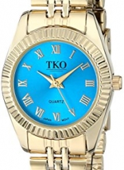 TKO ORLOGI Women's TK648BL Petite Analog Display Quartz Gold Watch