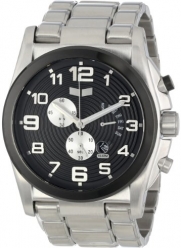 Vestal Men's DEV011 De Novo Silver Black Watch