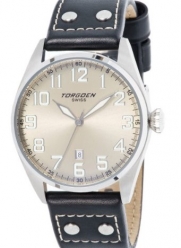 Torgoen Swiss Men's T28102 T28 3-Hand Stainless-Steel Aviation Watch