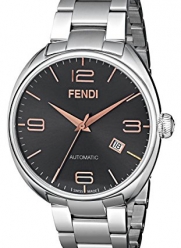 Fendi Men's F201016200 Fendimatic Analog Display Swiss Automatic Silver Watch