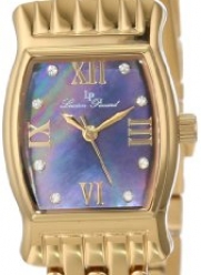 Lucien Piccard Women's LP-12384-YG-01MOP Alca Black Mother-Of-Pearl Dial Gold Ion-Plated Stainless Steel Watch
