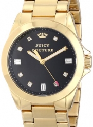 Juicy Couture Women's 1901122 Stella Black Dial Crystal Markers Watch