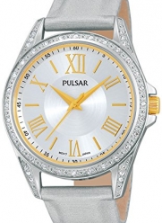 Pulsar Women's PG2007 Analog Display Japanese Quartz Silver Watch