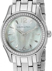 Hamilton Women's 'Jazzmaster' Swiss Quartz Stainless Steel Automatic Watch, Color:Silver-Toned (Model: H32281197)