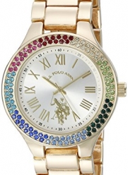 U.S. Polo Assn. Women's Quartz Metal and Alloy Automatic Watch, Color:Gold-Toned (Model: USC40128)