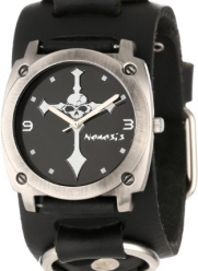 Nemesis Men's RB927K Skull Cross Watch