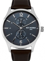 Ben Sherman WB047UBR Mens Spitalfields Vinyl Brown Leather Strap Watch