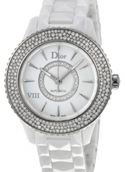 New Ladies Christian Dior VIII Huit Eight Automatic Ceramic Watch CD1245E5C001
