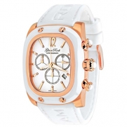 Glam Rock Women's GR70100 Gulfstream Collection Chronograph White Silicone Watch