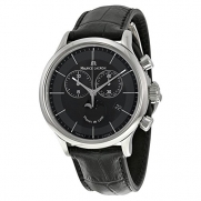 Maurice Lacroix Men's LC1148-SS001331 Les Classiqu Black Chronograph Dial Watch