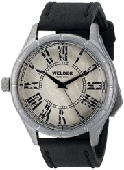 Welder Unisex 502 Analog Display Quartz Black Watch