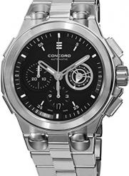 Concord C2 Automatic Chronogrph Men's Stainless Steel Black Dial Swiss Made Watch 0320178