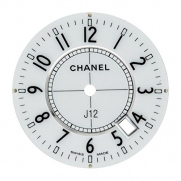 Chanel J12 23 mm White Arabic Dial for 33 mm H0968 Quartz Watch Model