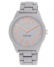 Nine West Women's  NW/1678GYRG Watchme  Analog Display  Japanese Quartz Grey Bracelet Watch