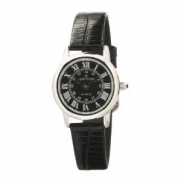 Sartego Women's SEN781B Toledo Leather Strap Quartz Watch