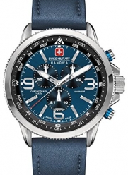Swiss Military 6-4224-04-003 Mens Arrow Blue Chronograph Watch