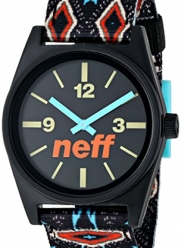 Neff Unisex NF0209TRBL Daily Woven Analog Display Japanese Quartz Multi-Color Watch