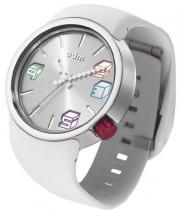o.d.m. Watches Cubic (White/Multicolor Number)