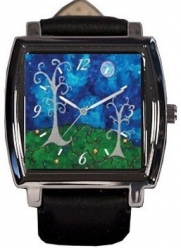 Whimsical Trees Watch - Come With Gift Box- From My Original Painting, The Couple