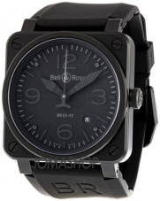 Bell & Ross Men's BR-03-92-PHANTOM Aviation Black Dial Watch Watch