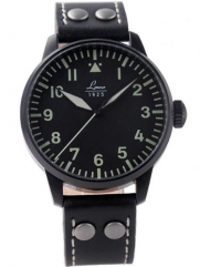Laco Altenburg Type A Dial Miyota Automatic Watch, Black Ion Case 861759