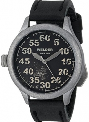 Welder Unisex 504 Analog Display Quartz Black Watch